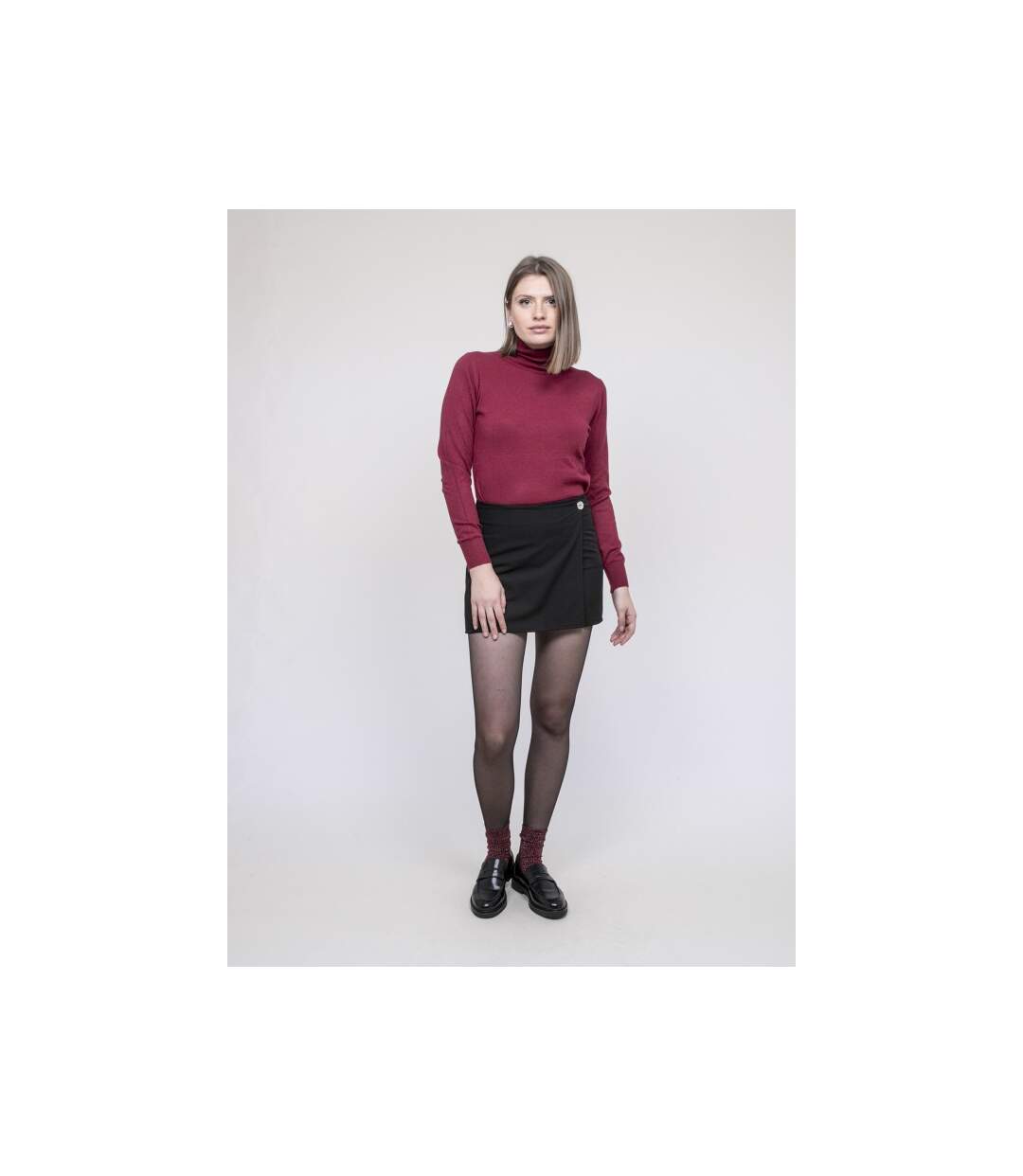 Pull col roulé KANTARA - Dona X Lisa-4