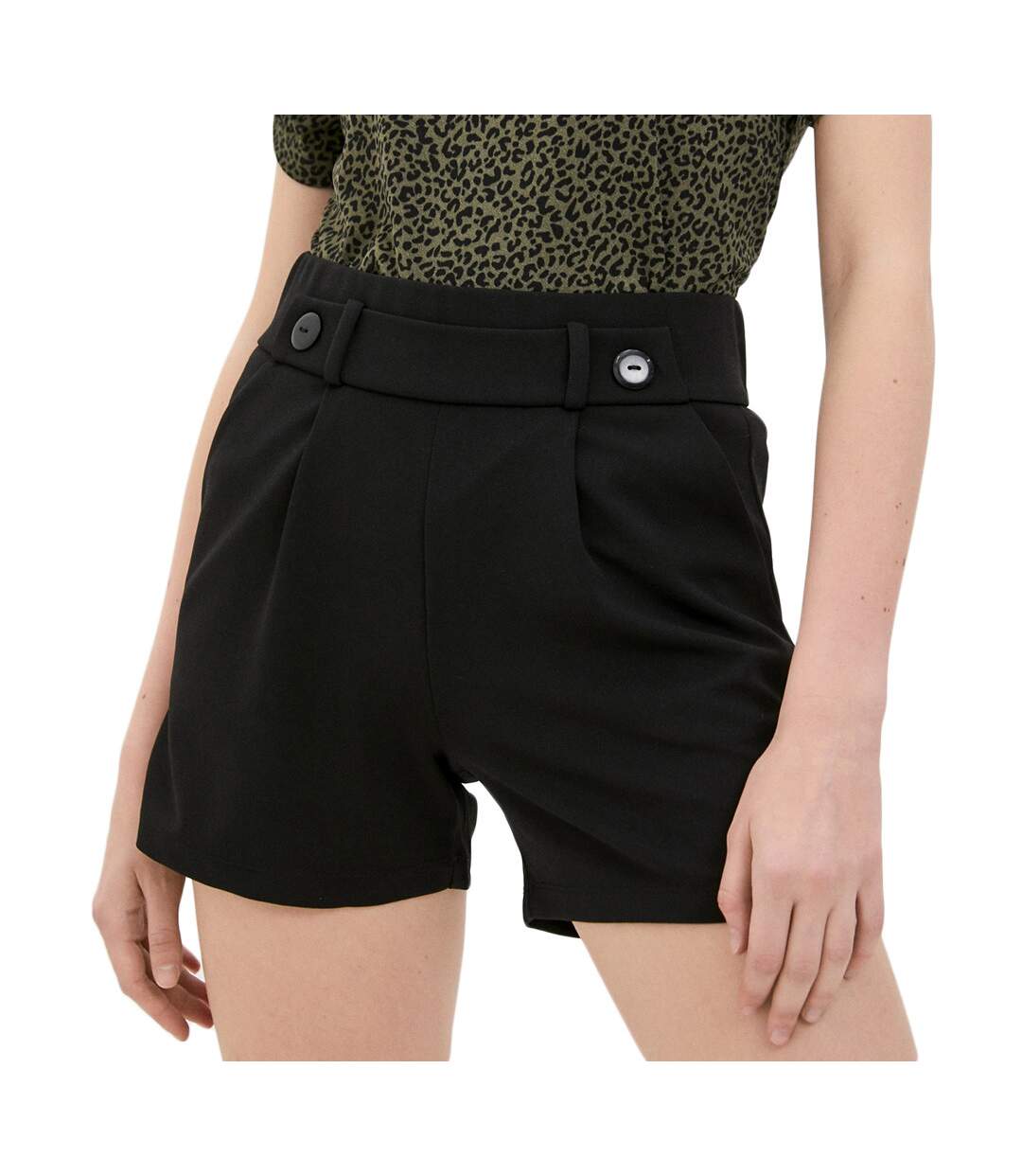 Short Noir Femme JDY GEGGO-1