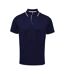 Polo Coolchecker Homme Bleu Marine Blanc Premier-1