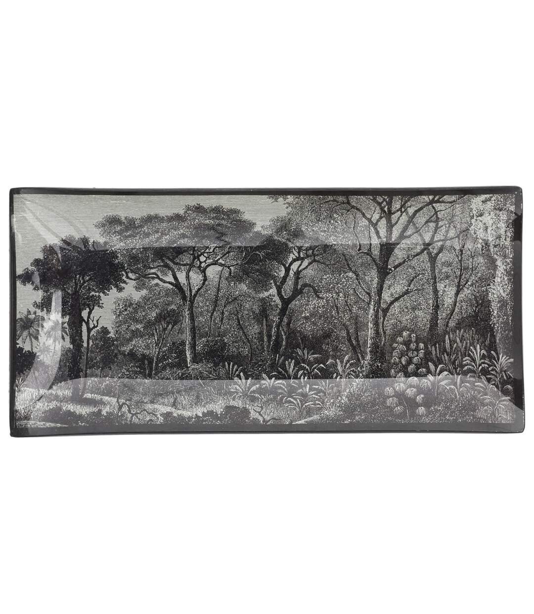 Vide-Poche en Verre Black Forest 21cm Noir-2
