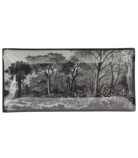 Vide-Poche en Verre Black Forest 21cm Noir