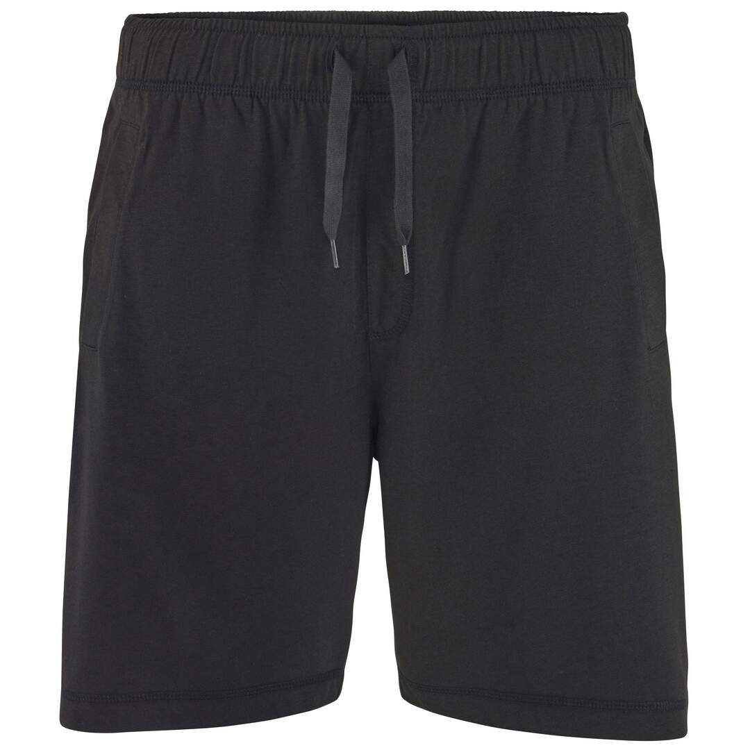 Comfy Co Mens Elasticated Lounge Shorts (Black) - UTRW5320-1