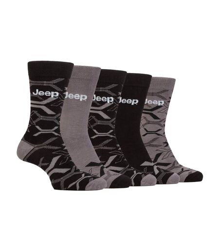 Breathable Men's Bamboo Socks: 5-Pack Everyday Leisure & Dress
