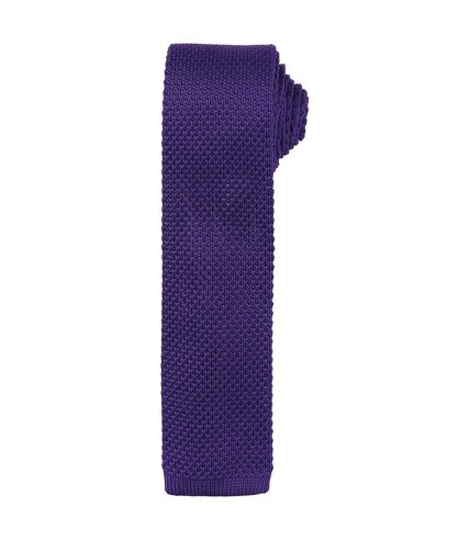 Premier Unisex Adult Slim Knitted Tie (Purple) (One Size) - UTPC5868