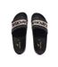 Claquettes noir femme kaporal tapioca-2