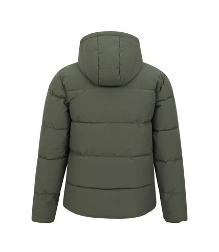 Mens manta padded jacket khaki green Mountain Warehouse