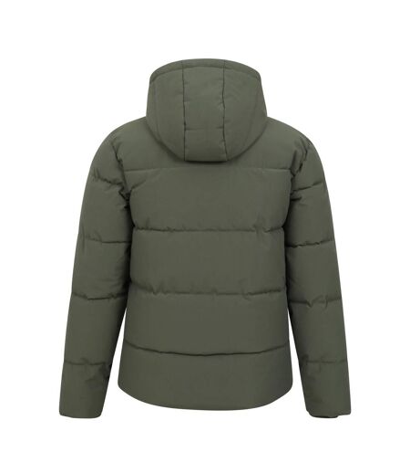 Mens manta padded jacket khaki green Mountain Warehouse