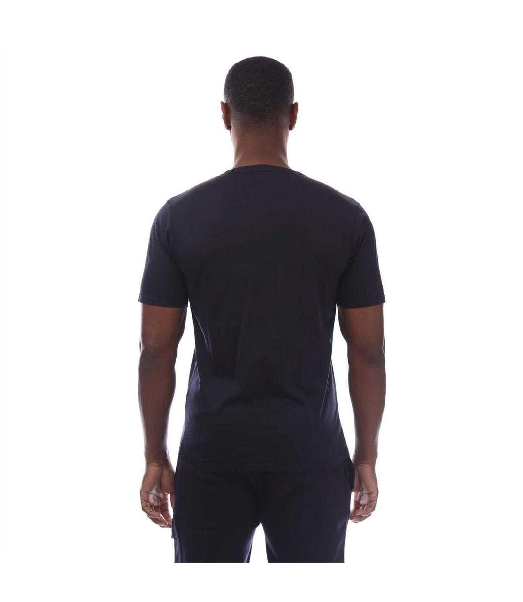 T-shirt Motif/style Logo Homme Bleu Marine C.P. Company-2