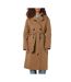 Manteau trench marron femme noisy may manya-1