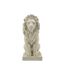 Statuette Déco Lion Stons 40cm Crème-2