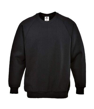 Portwest Unisex Adult Roma Sweatshirt (Black) - UTPW290