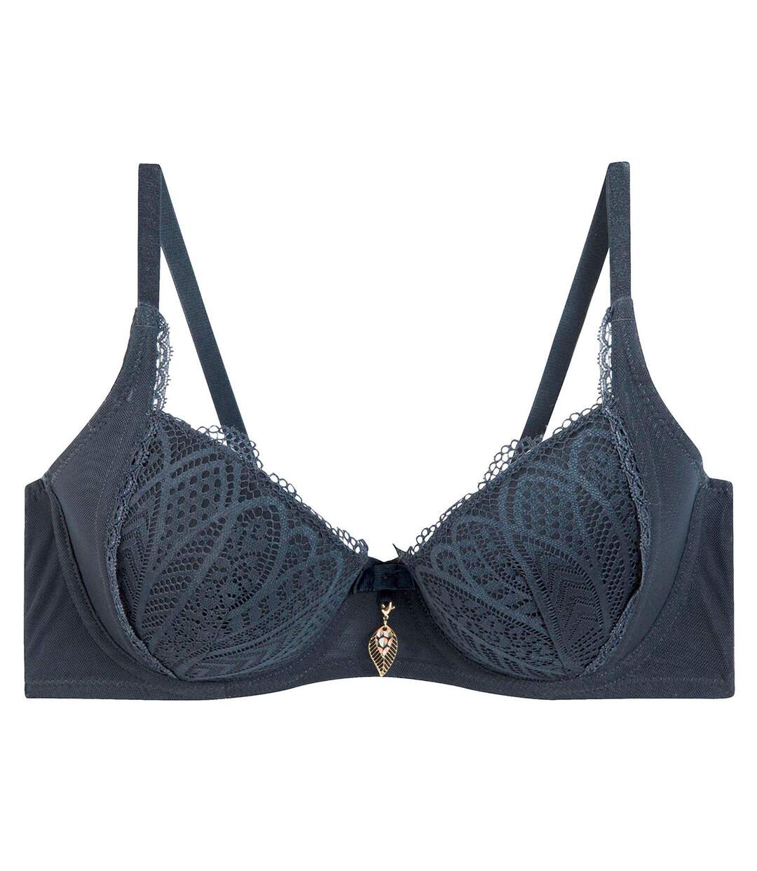 Soutien-gorge ampliforme coque moulée gris Abeille-1