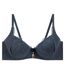 Soutien-gorge ampliforme coque moulée gris Abeille