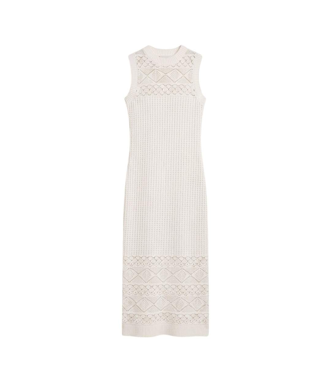 Robe Mi-longue Ravi Femme Crème Finery-2