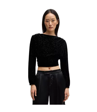 Haut Court C Edevory Femme Noir Boss