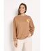 Sweat col rond motif Citrons maille douce-1