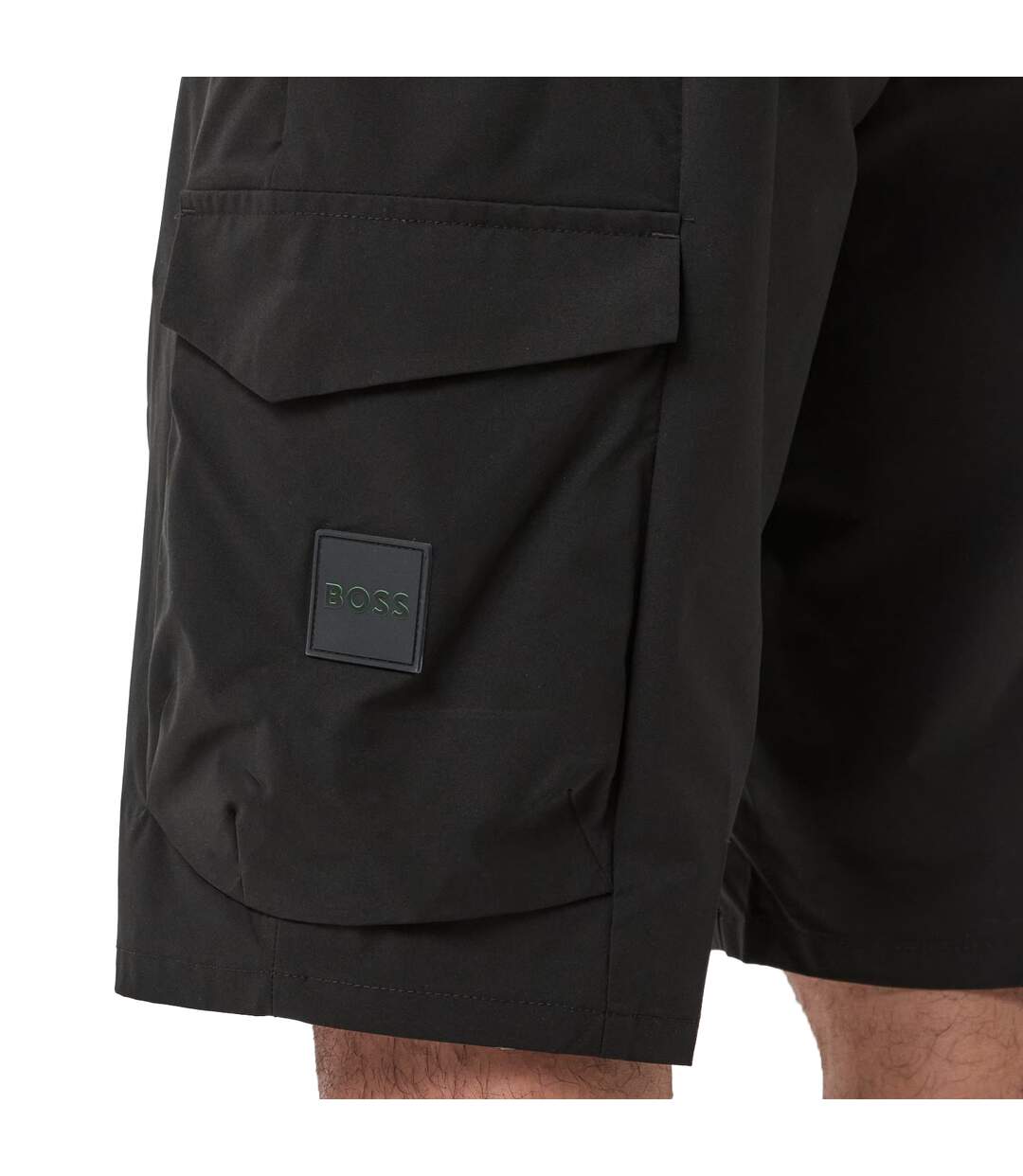 Short À Poches Motif/style Uni Homme Noir Boss-4