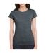 Gildan Womens/Ladies Softstyle Ringspun Cotton T-Shirt (Dark Heather) - UTRW9955