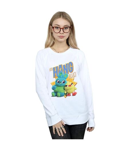 Disney Sweatshirt Womens/Ladies Toy Story 4 It's Hang Time (Blanc) - UTBI42069
