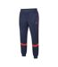 Mens diamond tricot taped jogging bottoms indigo mood/hot sauce Umbro