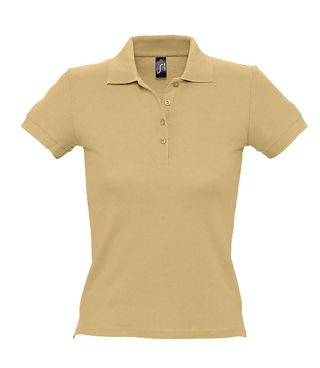 Polo manches courtes - Femme - 11310 - beige sable