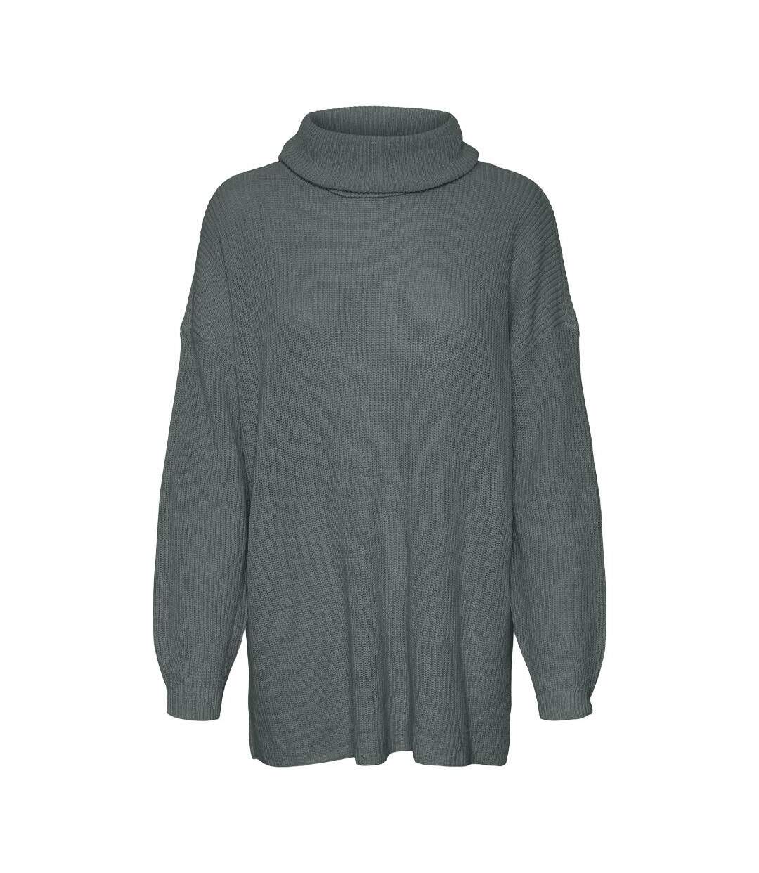 Pull vert femme vero moda mzia-1