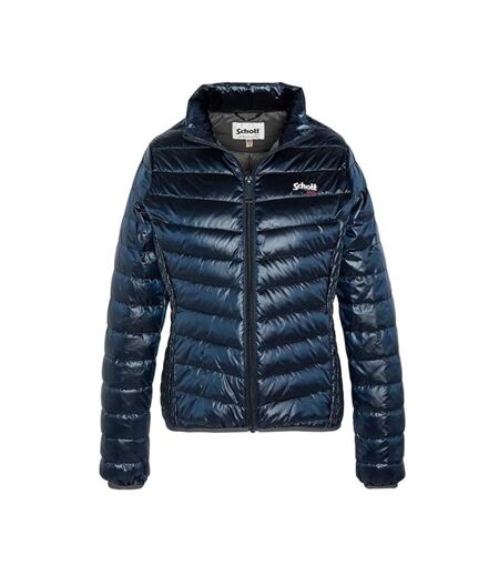 Doudoune bleu femme schott bakershw