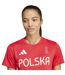 T-shirt Olympic Poland Femme Rouge Écarlate Adidas-4