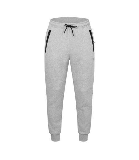 Mens Athletic Jogging Bottoms Grey Marl Everlast