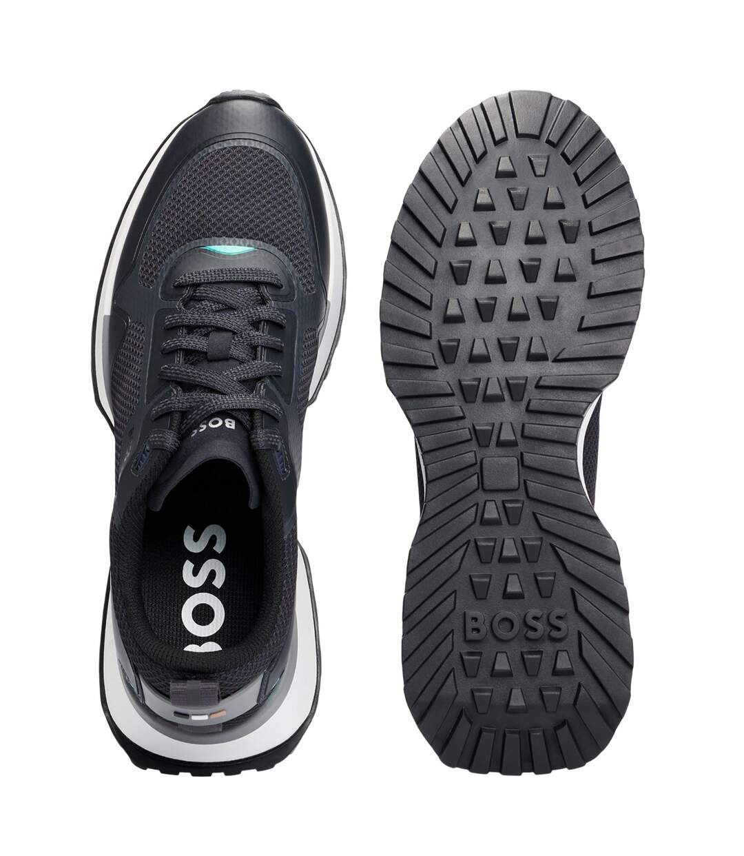 Baskets jonah adulte bleu foncé Boss-4