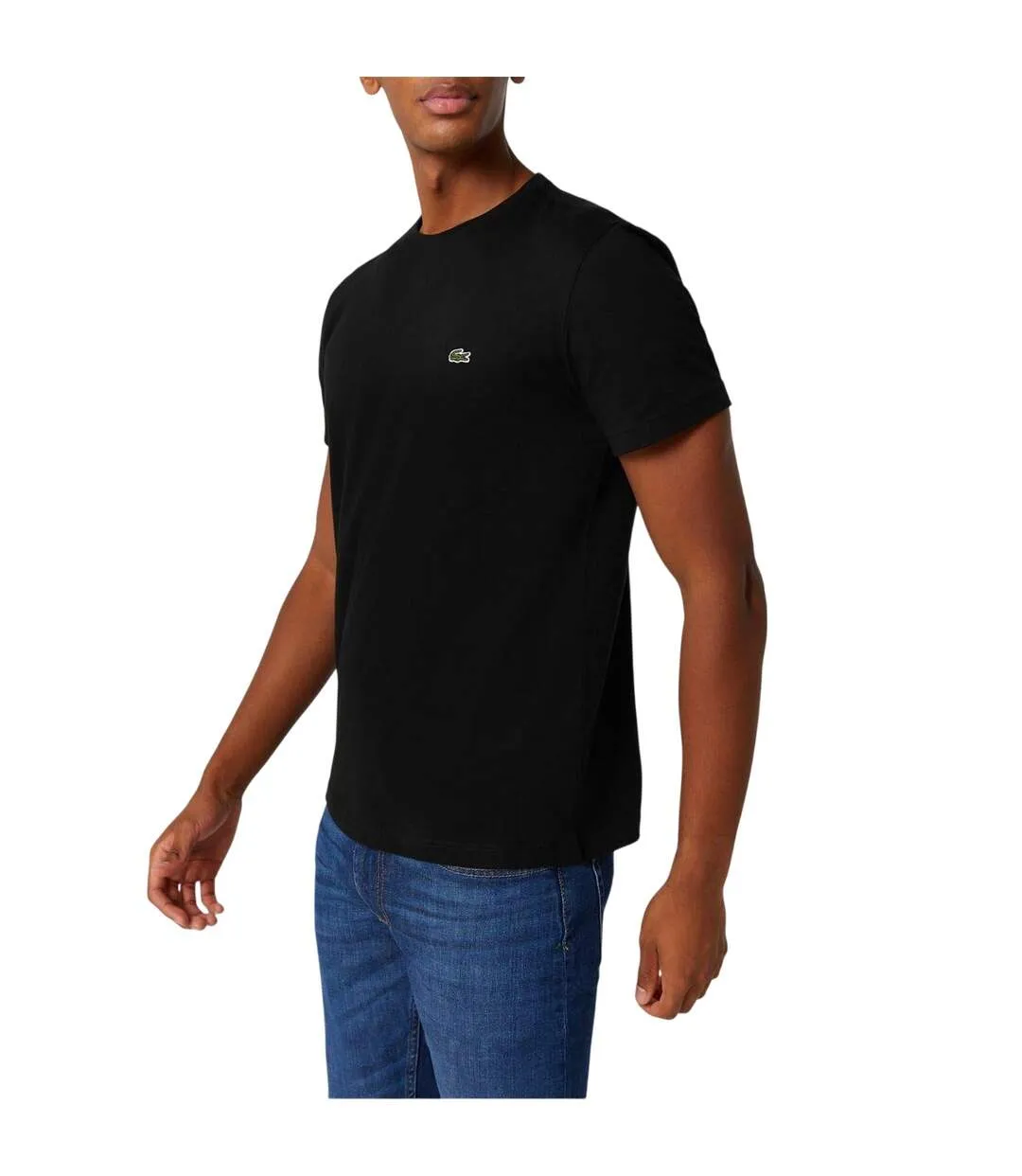 T-shirt Motif/style Logo Homme Noir Lacoste-4
