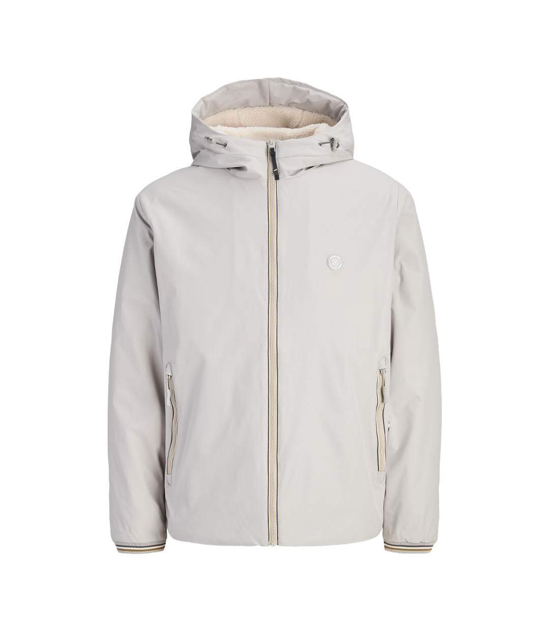 Blouson beige homme jack & jones blualves-1