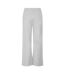 Womens/ladies Fleece Wide Leg Sweatpants Grey Couture-2