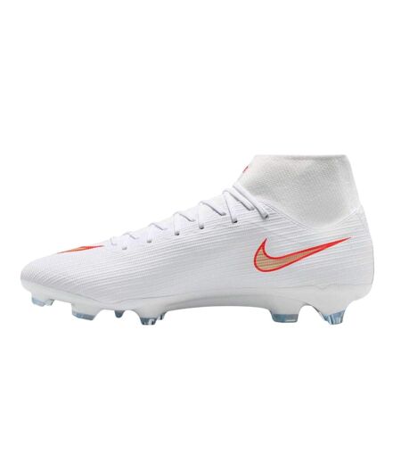 Chaussures De Foot Pour Terrain Ferme Superfly Academy Adulte Blanc Rouge Nike