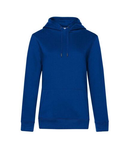 Womens/ladies queen hoodie bleu royal B&C