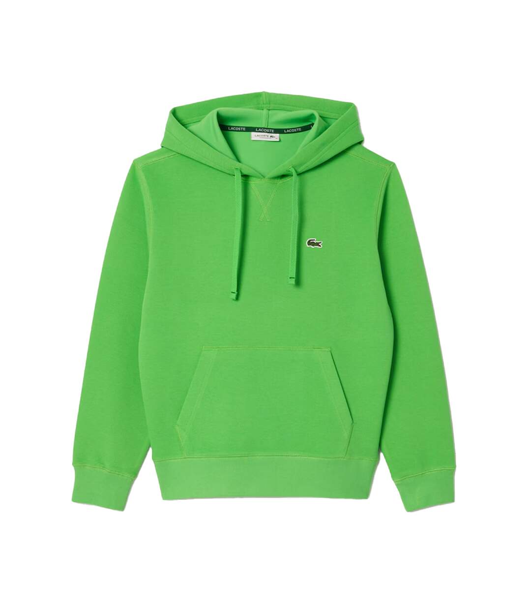 Sweat à capuche femme vert Lacoste-1