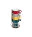 Lot de 4 Mugs & Porte Capsules Rack 26cl Multicolore-1