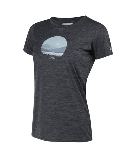 T-shirt fingal femme gris phoque chiné Regatta