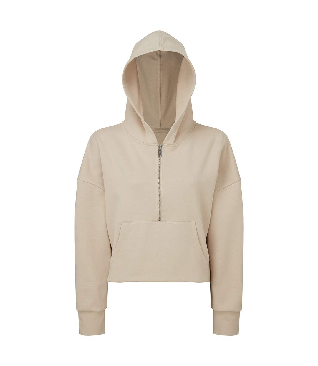 Sweat à capuche femme beige TriDri