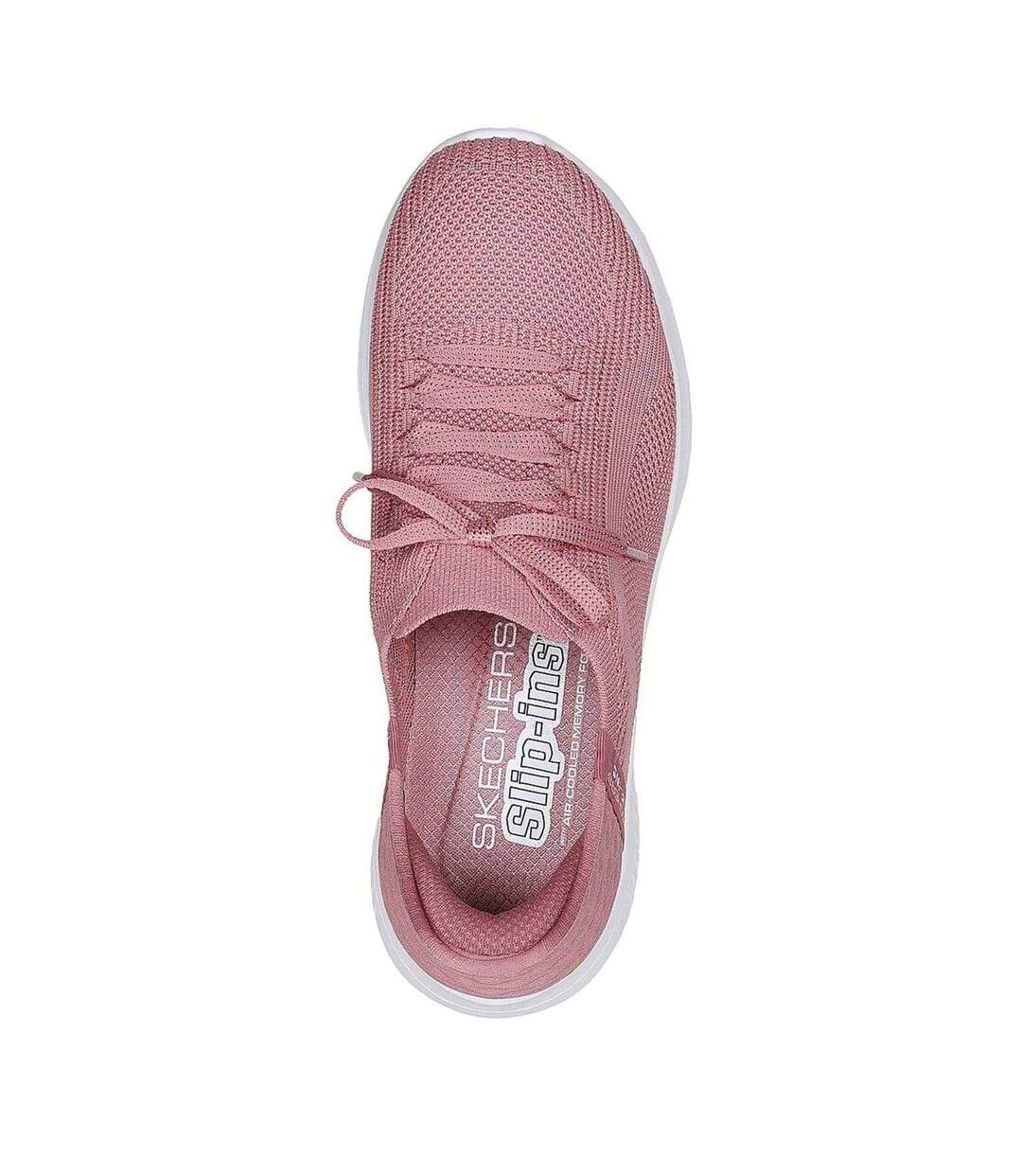 Womens/ladies Ultra Flex 3.0 Brilliant Trainers Pink Skechers-3