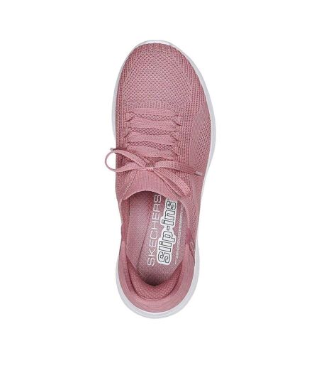 Womens/ladies Ultra Flex 3.0 Brilliant Trainers Pink Skechers
