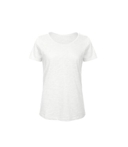 B&C Womens/Ladies Favourite Organic Cotton Slub T-Shirt (Chic Pure White) - UTBC3643