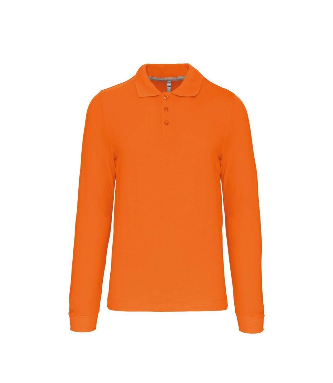 Polo manches longues - Homme - K243 - orange
