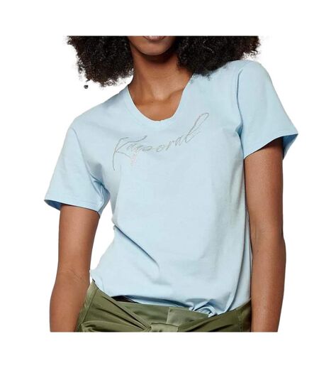 T-shirt Bleu Femme Kaporal SIGNE - L