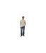 Sweat Manches Longues Motif/style Rayé Homme Écru Bleu Marine Brave Soul-1
