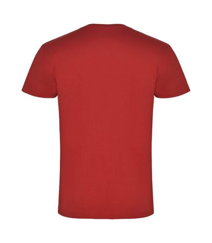 Roly Mens Samoyedo V Neck T-Shirt (Red)
