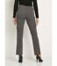Pantalon droit taille semi-élastiquée-2