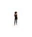 Womens/ladies Cotton Blend Tank Top Black Vero Moda-1