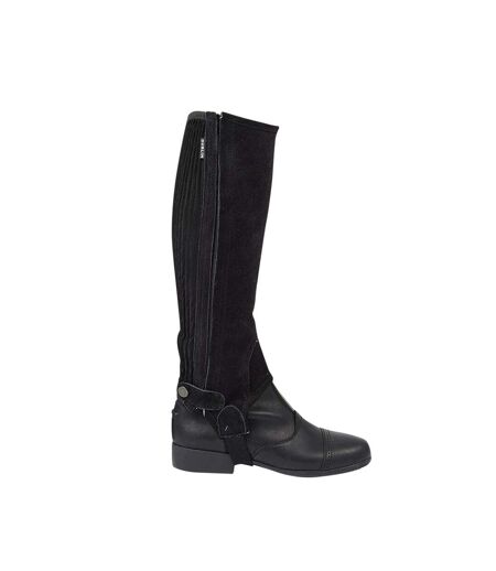 Unisex Suede Half Chaps Ii Black Dublin