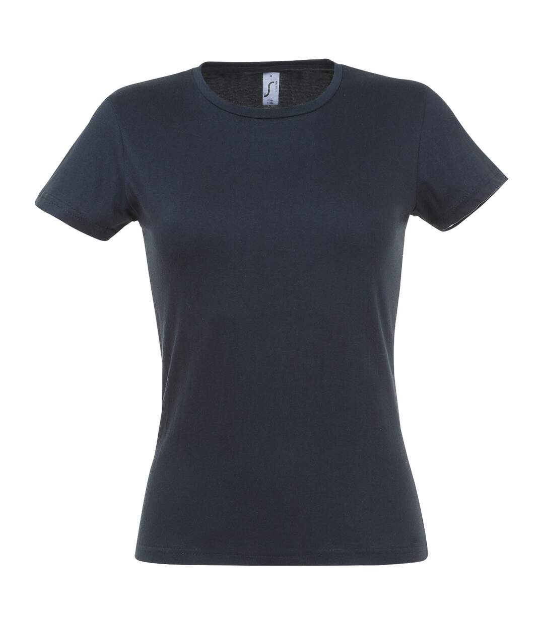 T-shirt à manches courtes femme bleu marine SOLS